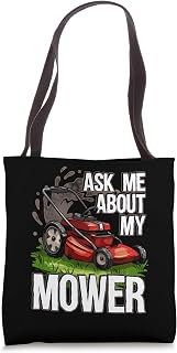 Lawn Caretaker Grass Cutter Lawn Mower Enthusiast Tote Bag