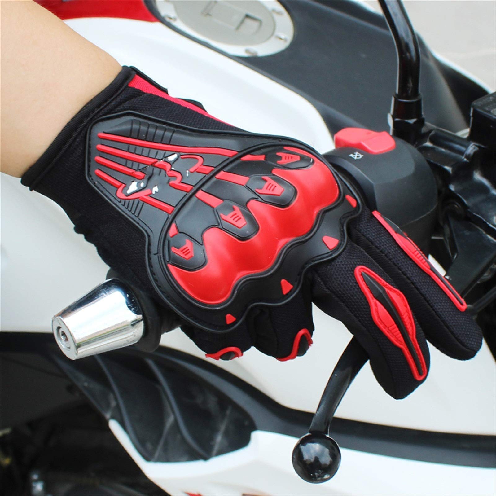 Rękawice motocyklowe, rękawice motocyklowe Rękawice z pełnymi palcami Moto Męskie rękawice motocyklowe Ochraniacze motocyklowe Rękawice motocrossowe