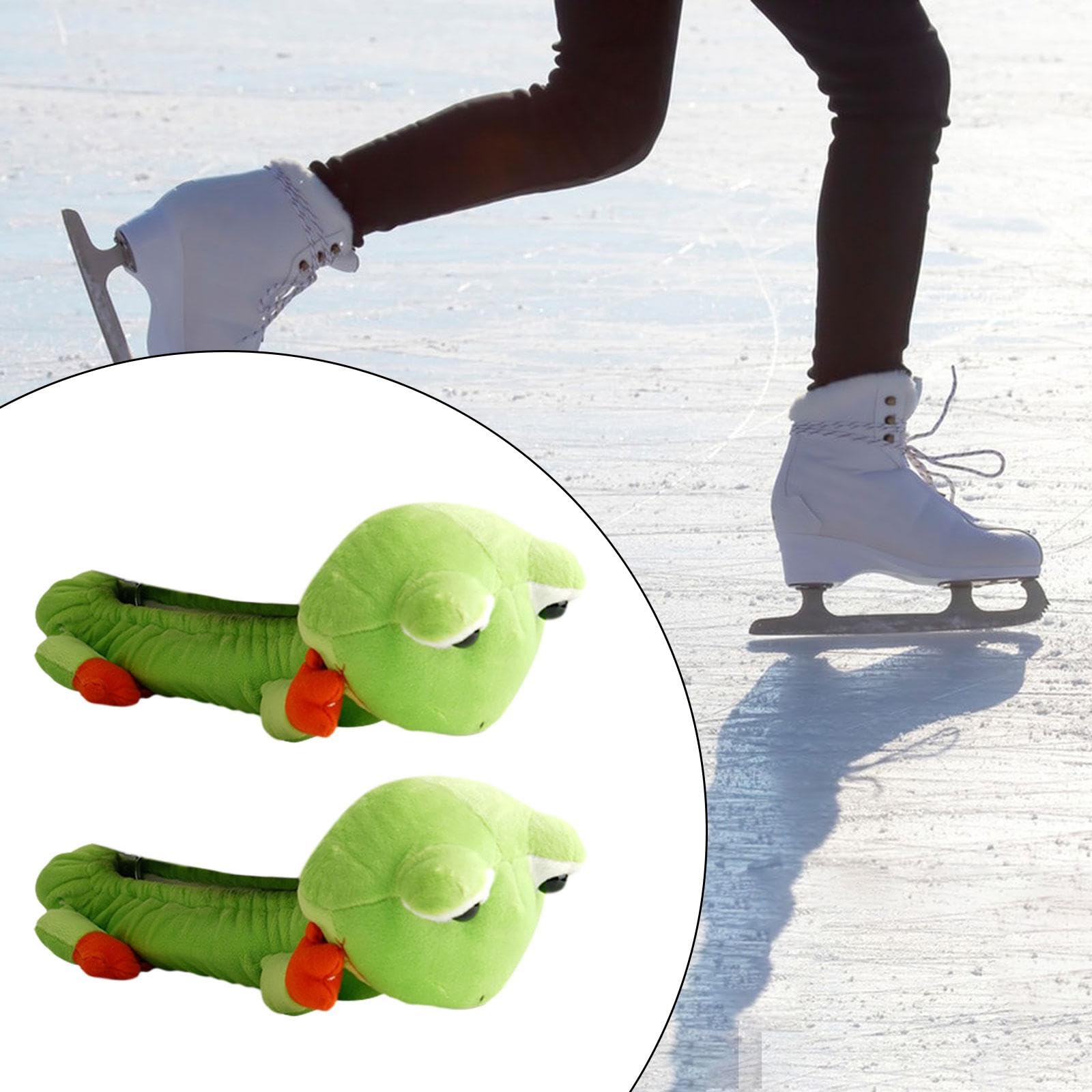 Housses De Protection Pour Patins à Glace Rockible – Peluche, 35 Cm, Convient Pointures 26-28, Forme Animal, Pour Hockey/artistique