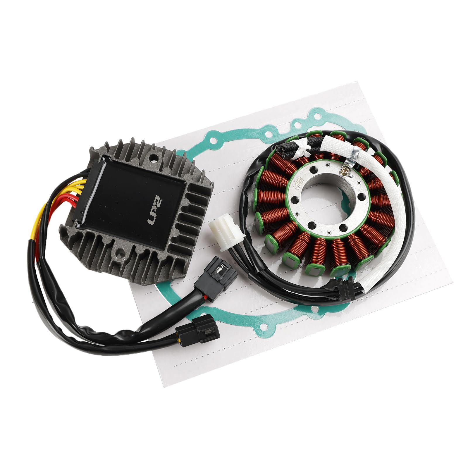 Kit Stator Générateur 115mm + Régulateur de Tension + Joint pour Tiger 1050 2007-2013 pour Sprint GT St 1050 pour Speed Triple 1050 T1300111 T1304040 T1261098
