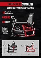 Vista 5 de Mikolo Leg Extension and Curl Machine, Adjustable Leg Curl Machine, Seated Leg Extension and Lying Curl Machine for Home Gym, Leg Workout Equipment