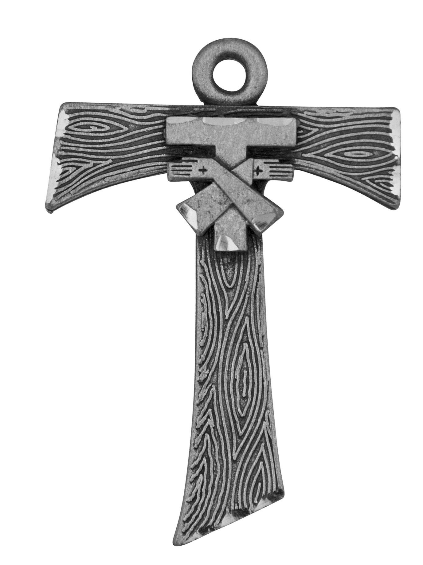 VILLAGE GIFT IMPORTERSGood Shepherd Creations Pewter Tau Cross Pendant