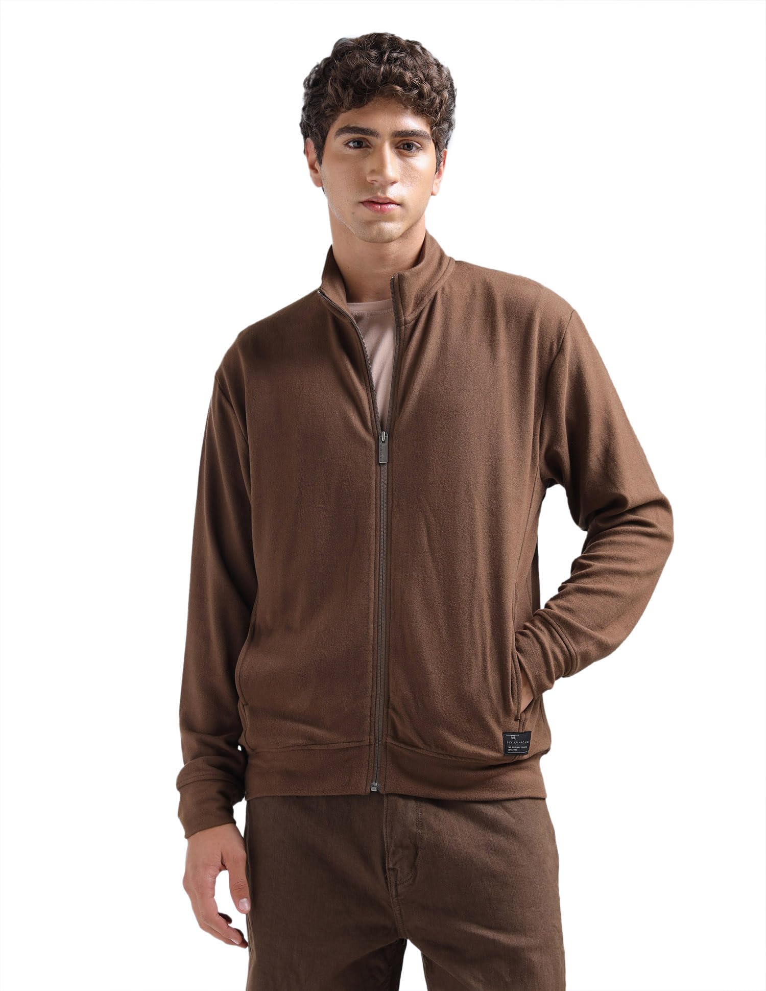 flying machine Men's Relaxed Fit Sweatshirt| Solid-picture-33