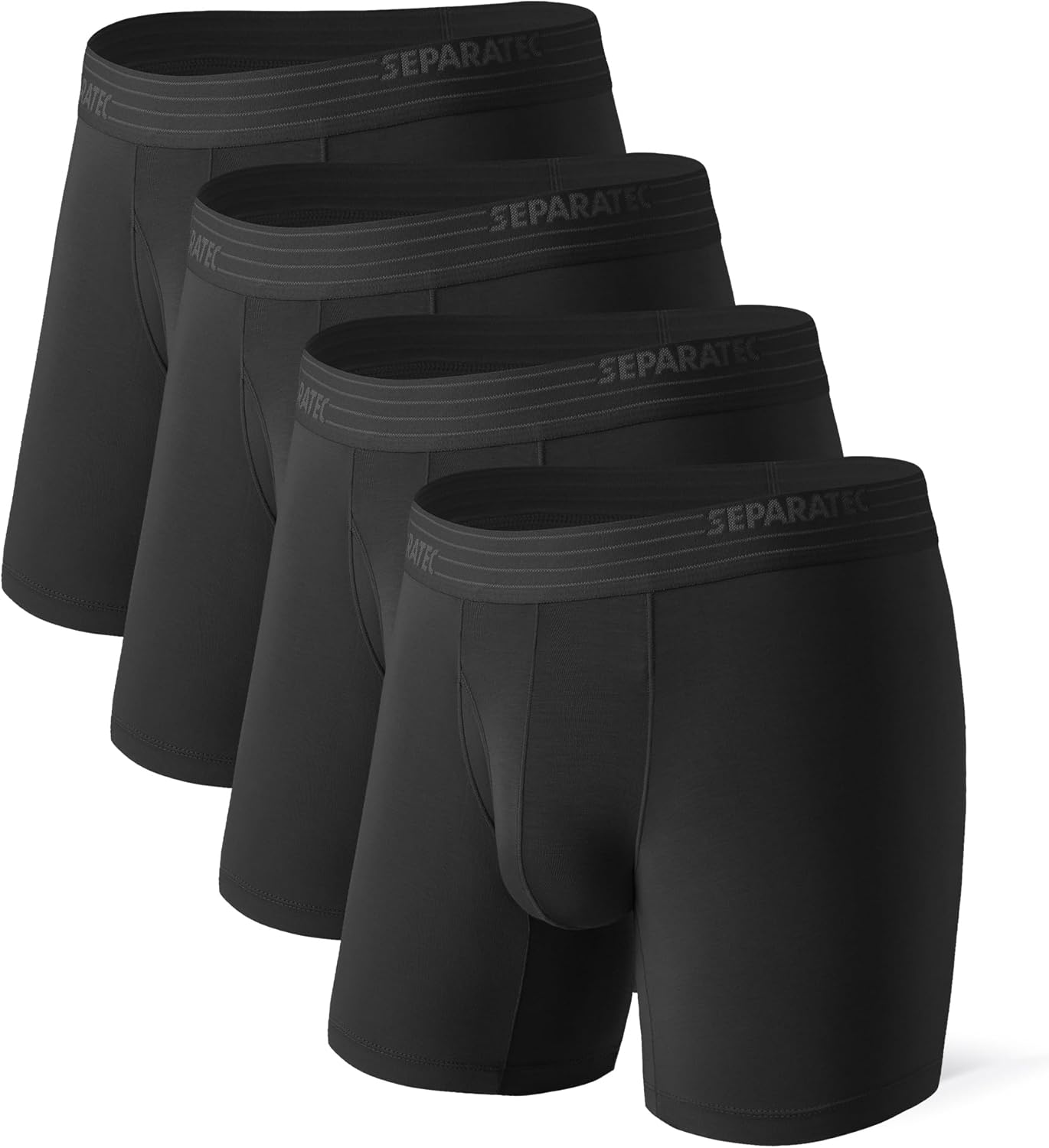 Separatec Valentines Day Mens Underwear with Pouch for Balls, Cooling Boxer Briefs Moisture Wicking, Boxer Briefs for Men