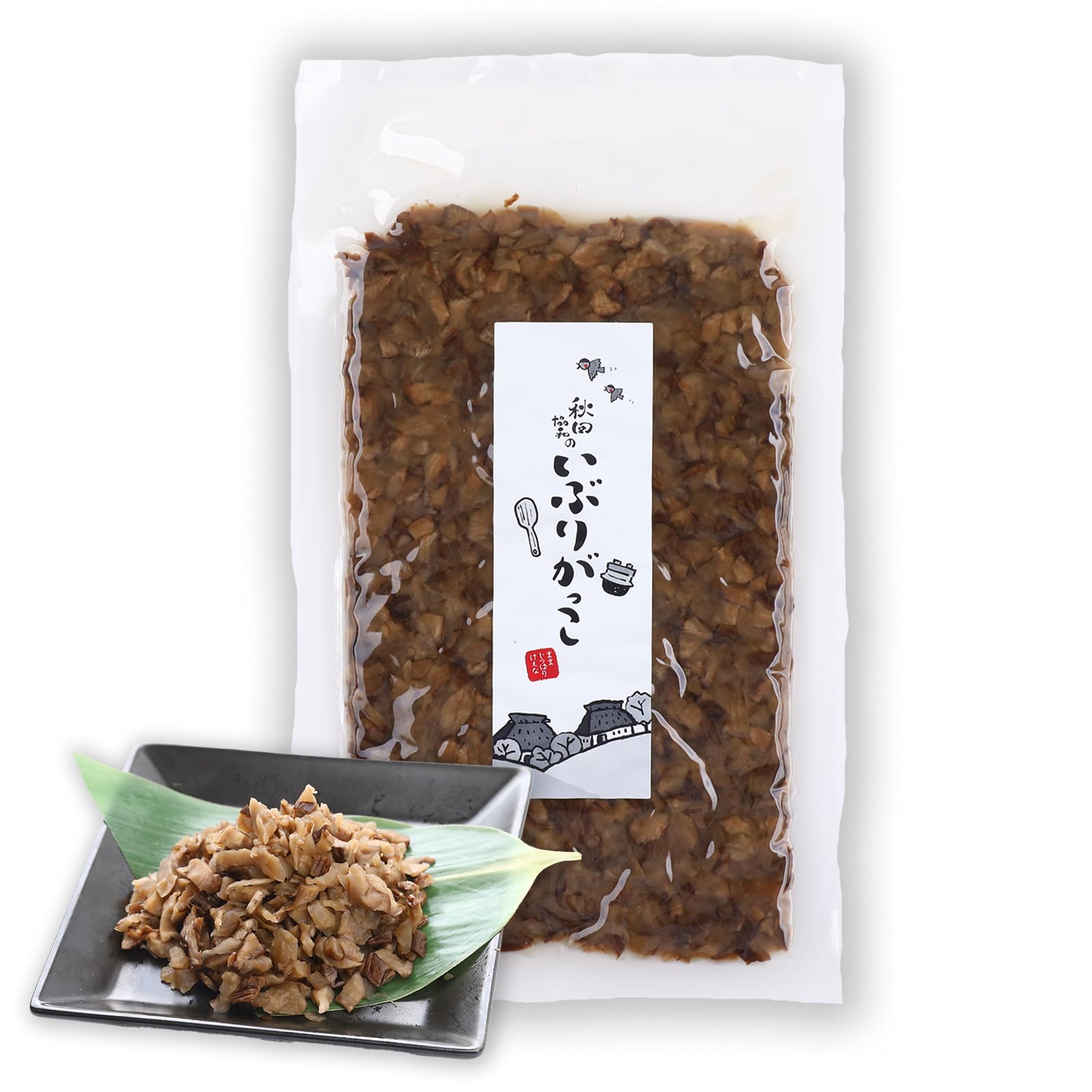 [料理人監修] いぶりがっこ きざみ 150g 秋田 協和 おつまみ 料理 燻製 大根 漬物 たくあん 無添加 食品