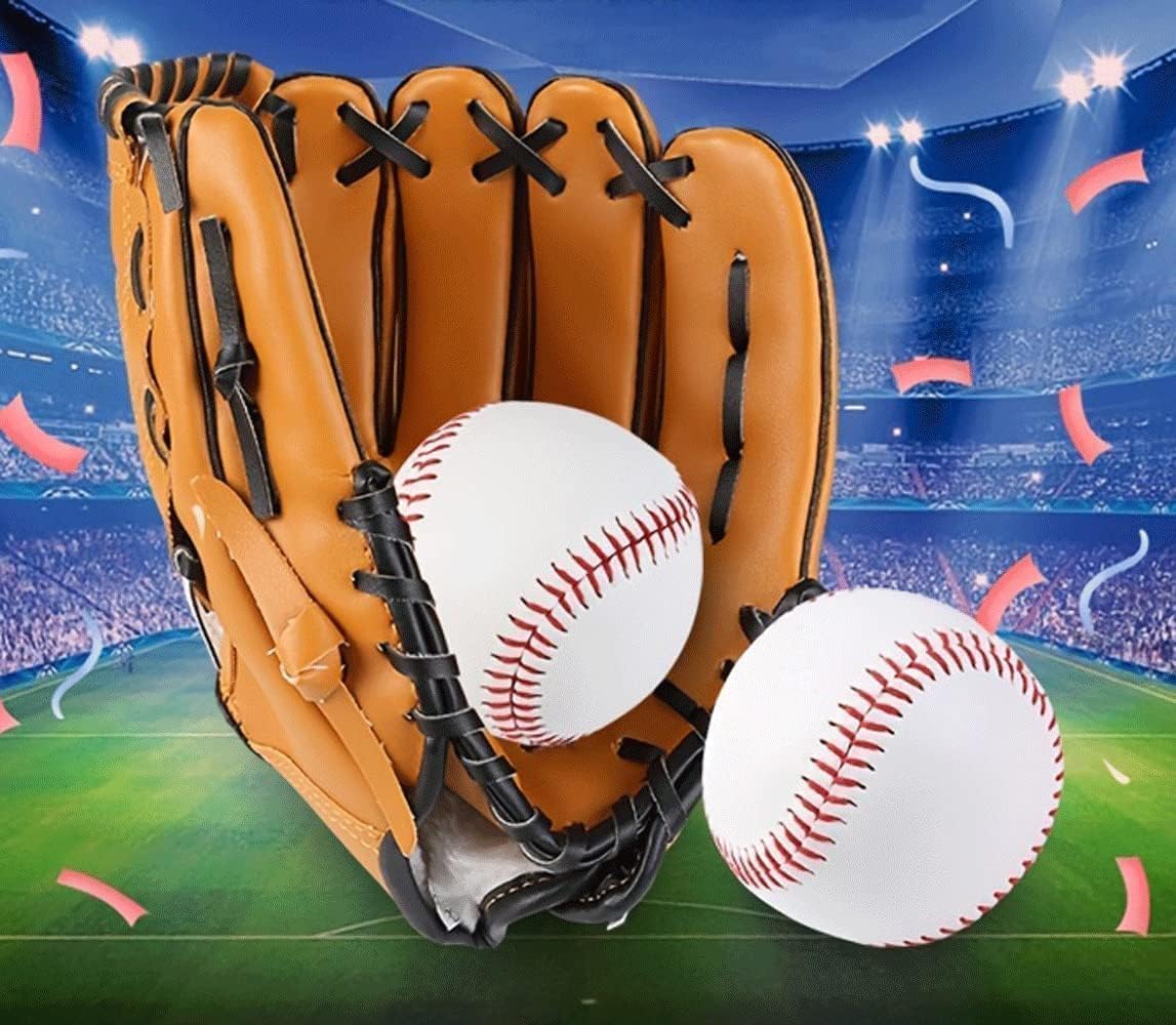 Pelotas de Béisbol Cosidas a Mano, 9 Pulgadas, PU Suave, para Adultos y Jóvenes