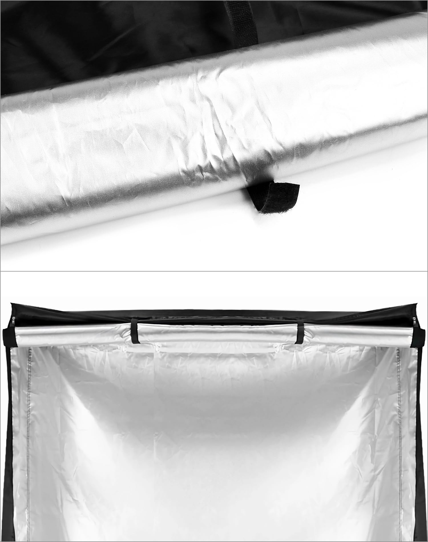 Housse d'étagère de rangement 152,4 x 61 x 182,9 cm, imperméable, résistant à la poussière, en tissu Oxford 210D Polyester Noir pour maison, bureau, garage, fermeture éclair