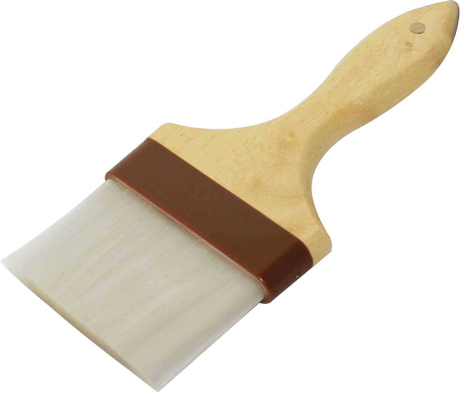 Excellant Thunder Group WDPB005N Pastry Brush 4" Wide Flat