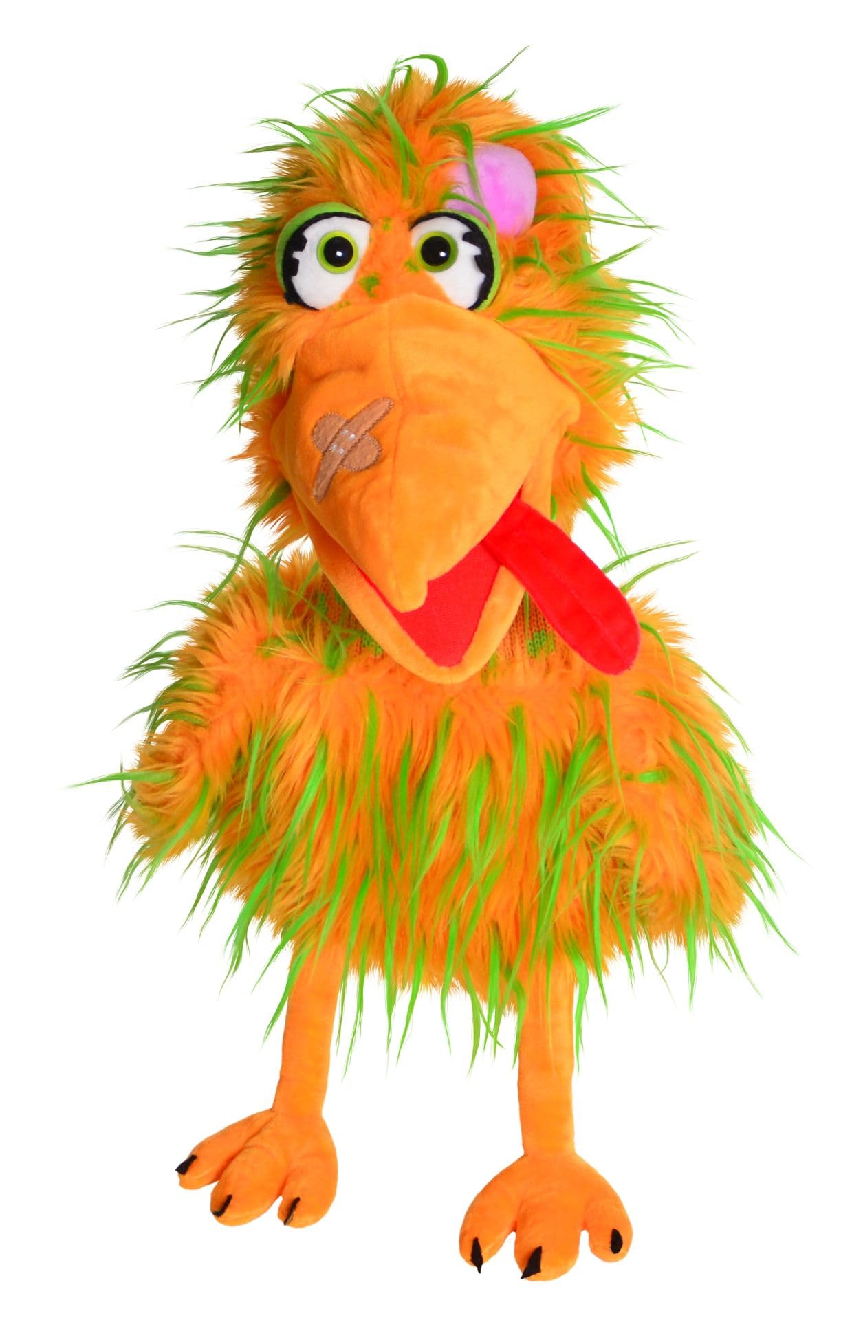 Living Puppets Bernie-Birdie Marionnette à main Oiseau 44 cm Matériaux souples à partir de 3 ans