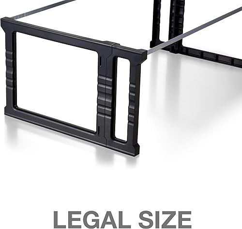 Miniatura 5 de Officemate Marco de archivo colgante de plástico, 24-27, tamaño carta y legal, 1 juego (91970)