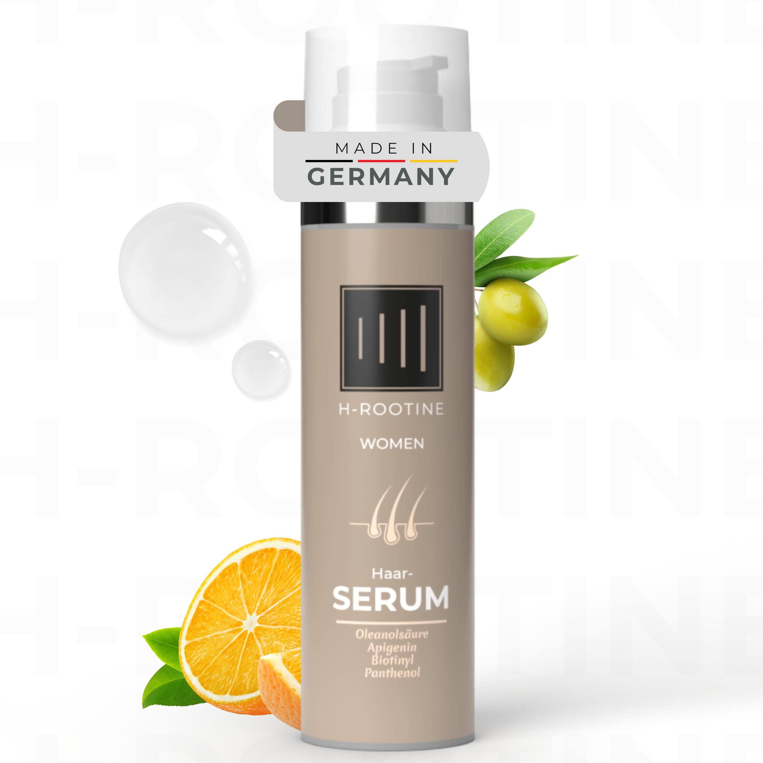 Haarwachstum Serum Frauen (75ml) - Anti Hair Loss & Haarwuchsmittel für Damen - Haarserum für Wachstum & Haarwachstum beschleunigen - Veganes Hair Growth Serum