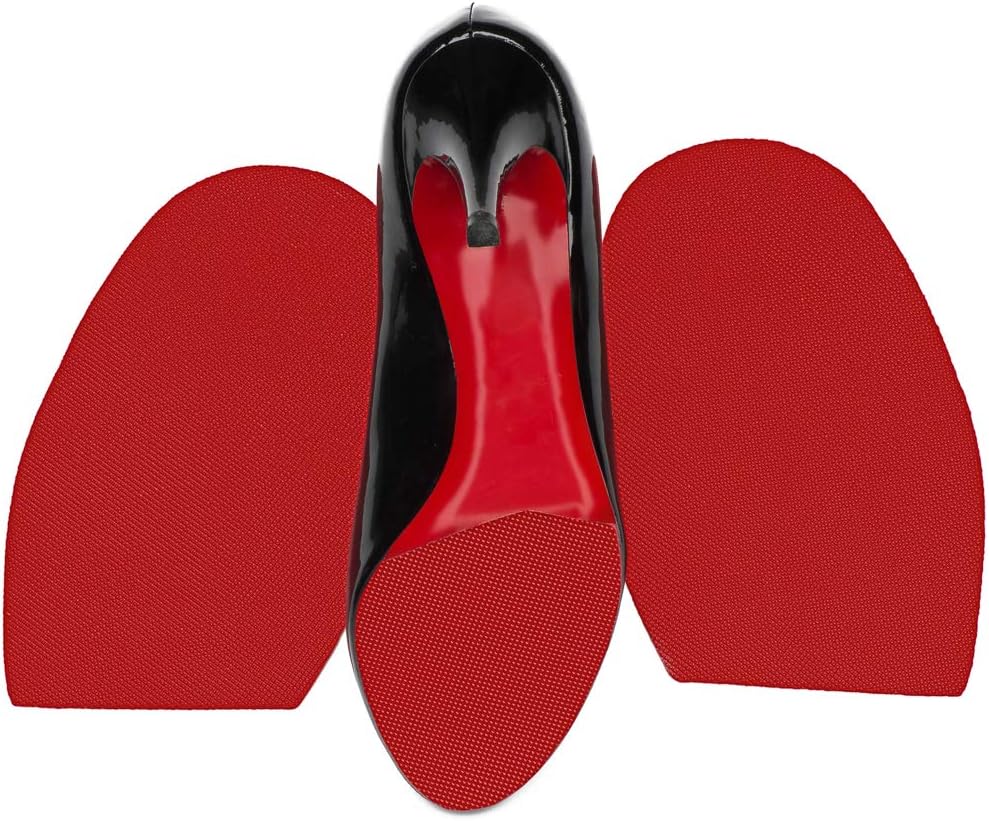 Red Rubber Sole Repair for Christian Louboutin Heels - Half Soles