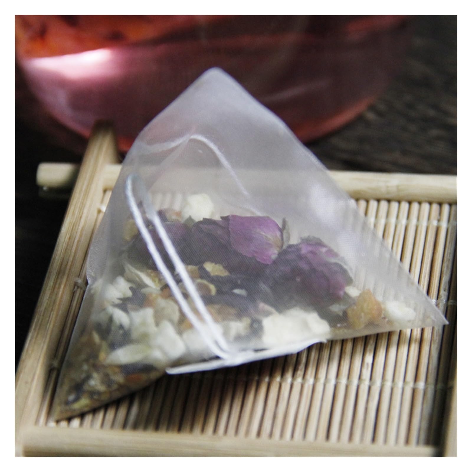 Herbata różana, cytrynowa i hibiskusowa, 45 g, 15 pojedynczo pakowanych trójkątnych torebek, mieszanka ziół i owoców(5pcs)