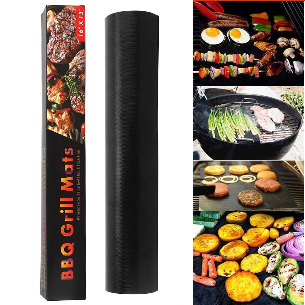 BBQ Grill Mat 5Pcs Barbecue Mat Grill Toppers