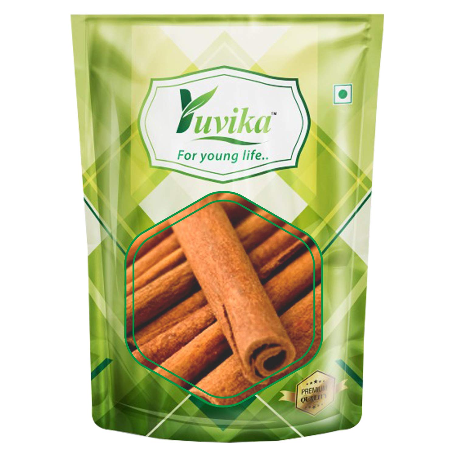 YUVIKA Dalchini Gol (Cigar Quality) - Cinnamomum Zeylanicum - Cinnamon Sticks (100 Grams)