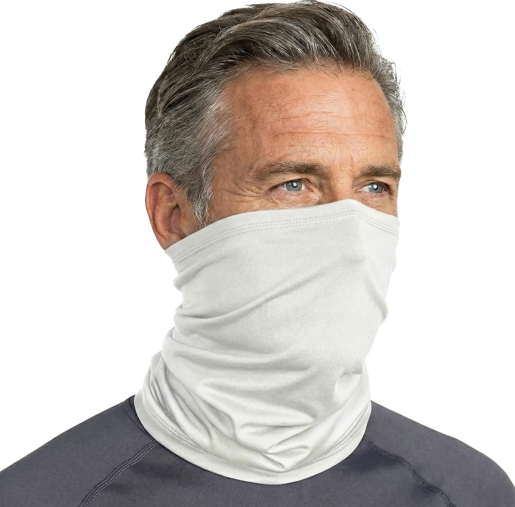 UPF 50+ Neck Gaiter – UV Sun Protection Face Mask, Balaclava, Headband & Scarf – Cooling, Breathable Fabric