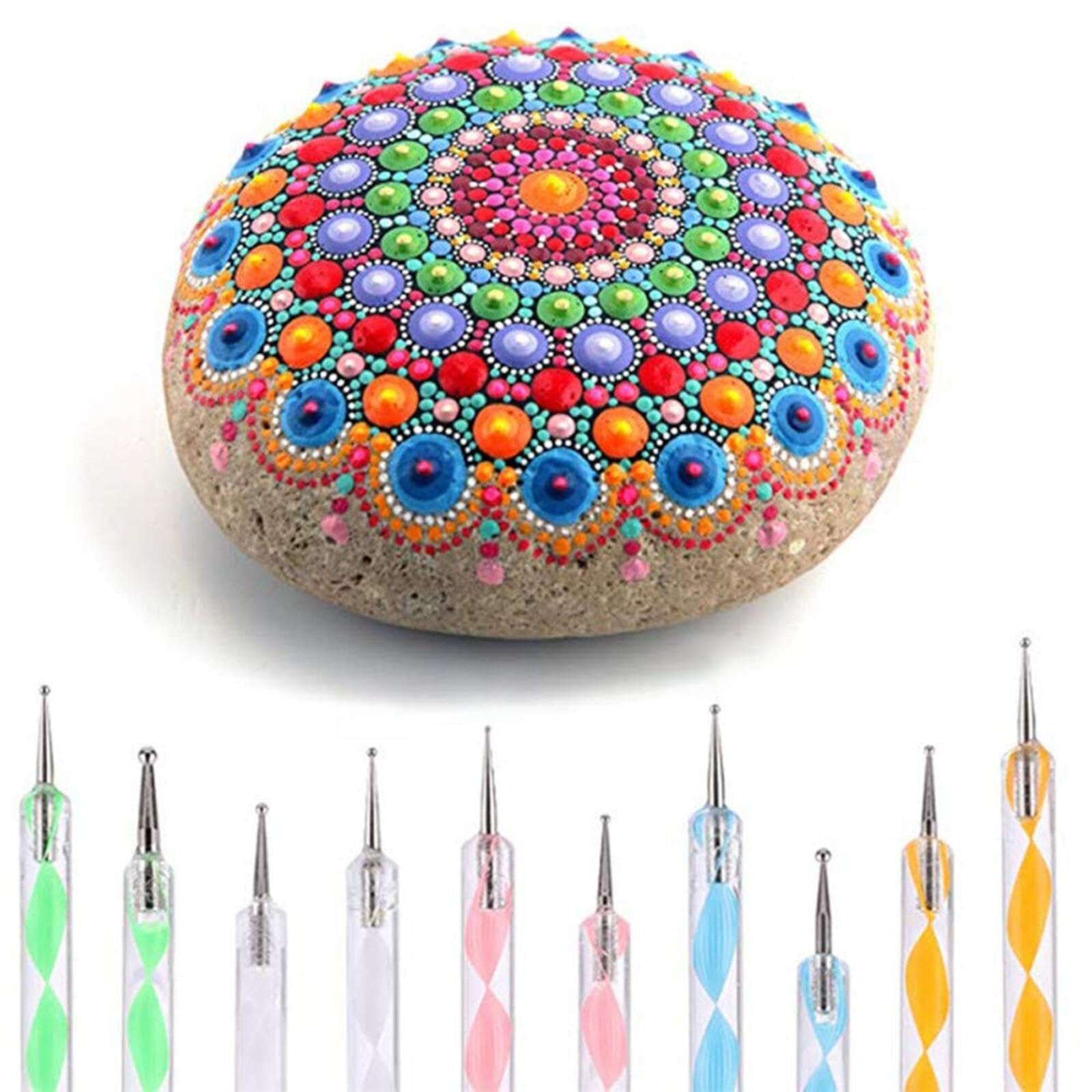 13 Pcs Mandala Dotting Tools, Acrylic Rods & Ball Stylus Pens