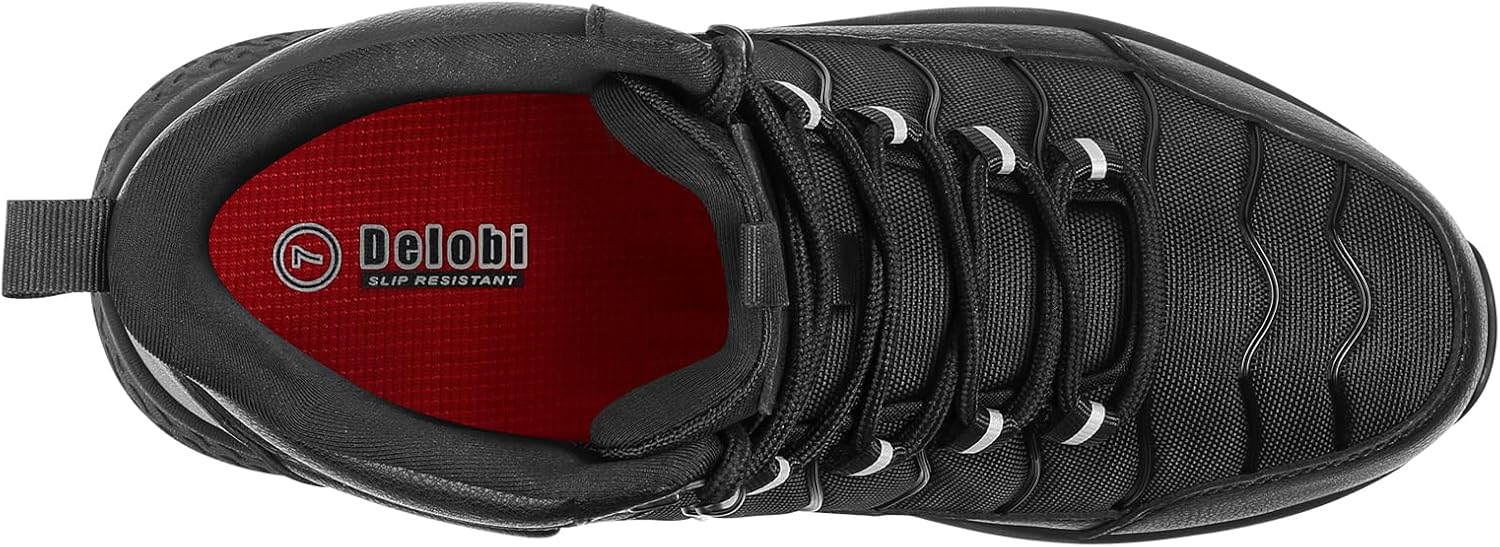 Women Slip Resistant Waterproof Boots - Comfortable & Ankle Support Work Shoes for Restaurant, Casual, Hiking & Work - Zapatos Trabajo - Image 6