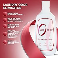 Vista 2 de Zero Odor – Eliminador de olores para lavandería – Elimina permanentemente el olor de la ropa – Tecnología molecular patentada. Ideal para ropa