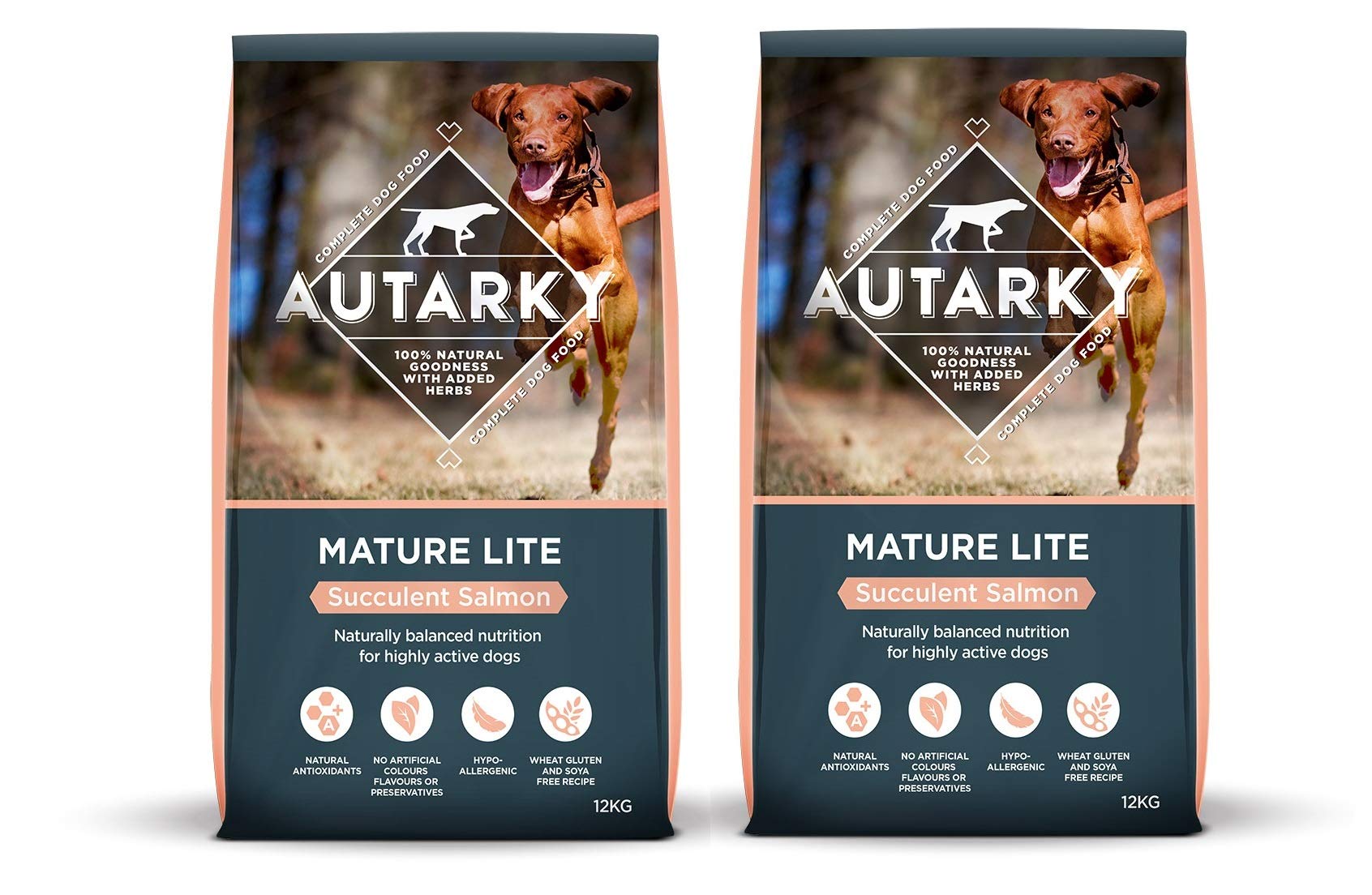 Autarky Salmon Mature Lite Dog Food 2 x 12kg (24Kg)