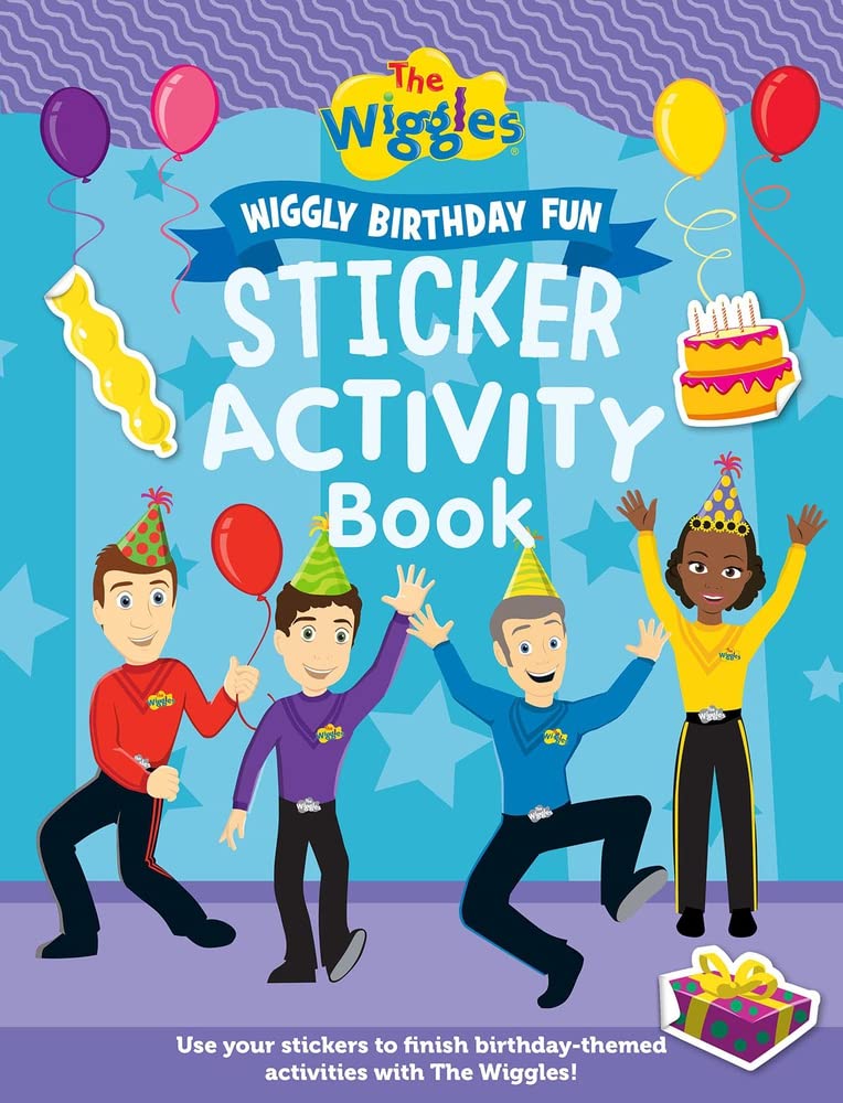 Amazon.com: Wiggly Birthday Fun Sticker Activity Book (The Wiggles ...