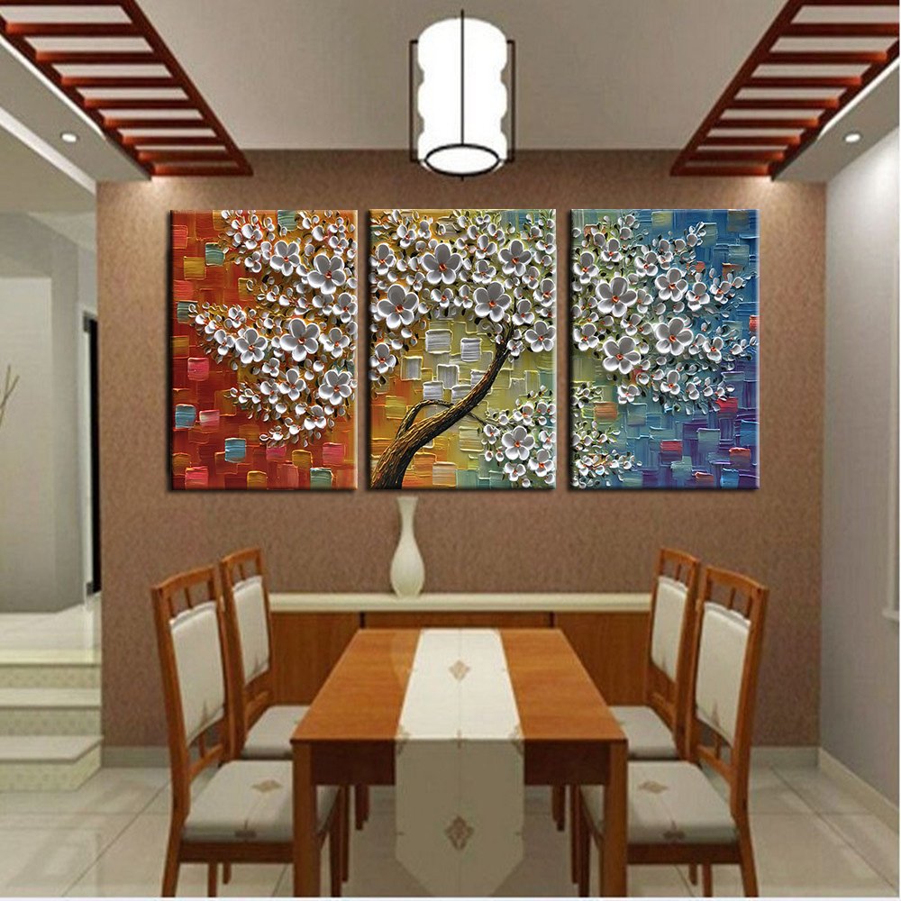 Amazon.co.jp: YaSheng Art - 28インチx20インチx3インチ 抽象