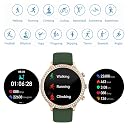 Loluka Green Smart Watches for Women with Diamonds, Answer/Make Call Ladies Bluetooth Smartwatch for Android and iOS Phones, Rhinestone Fitness Activity Tracker Sleep Tracker Pedometer gallery image