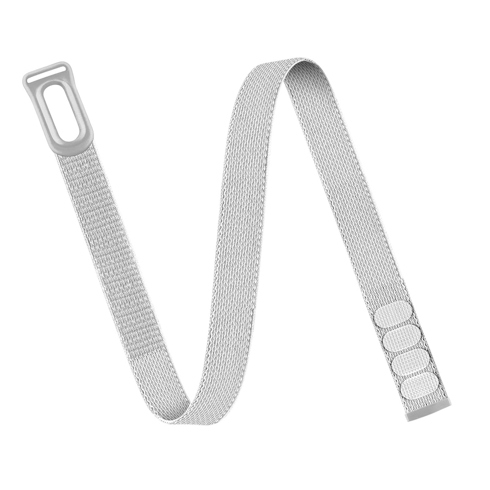 Strap for Google Fitbit Air Bicep Band, Adjustable Elastic Woven Sport Straps for Men Women, Replacement Nylon Bicep Arm Bands for Running Gym Strength Training Training (Grey, M (430mm/16.9 in))