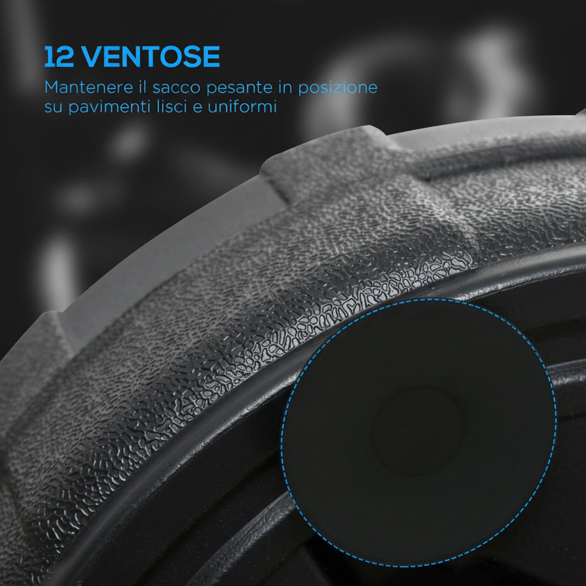 SPORTNOW Punching Ball da Terra per Adulti, Pungiball da Terra con Base Riempibile e Ventose, Altezza Regolabile, Speed Bag per Home Gym Casa e Palestra