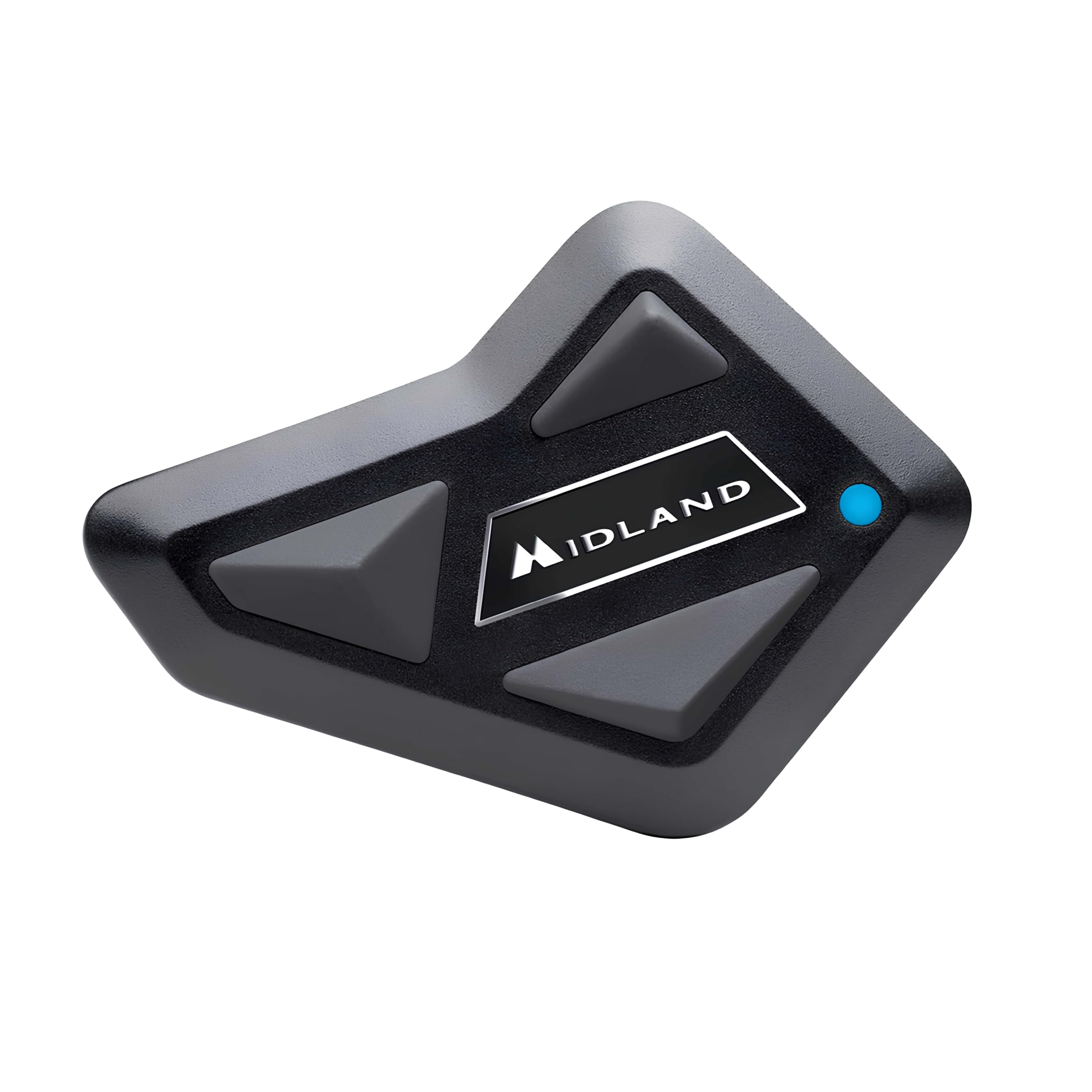 Midland - Motorcycle Intercom ECE2206 New BT Mini Single, Waterproof Helmet Bluetooth Headset, 500m, 8H Battery, Noise Cancellation, Music Share, TFT Compatible, Conference for Up to 4 People