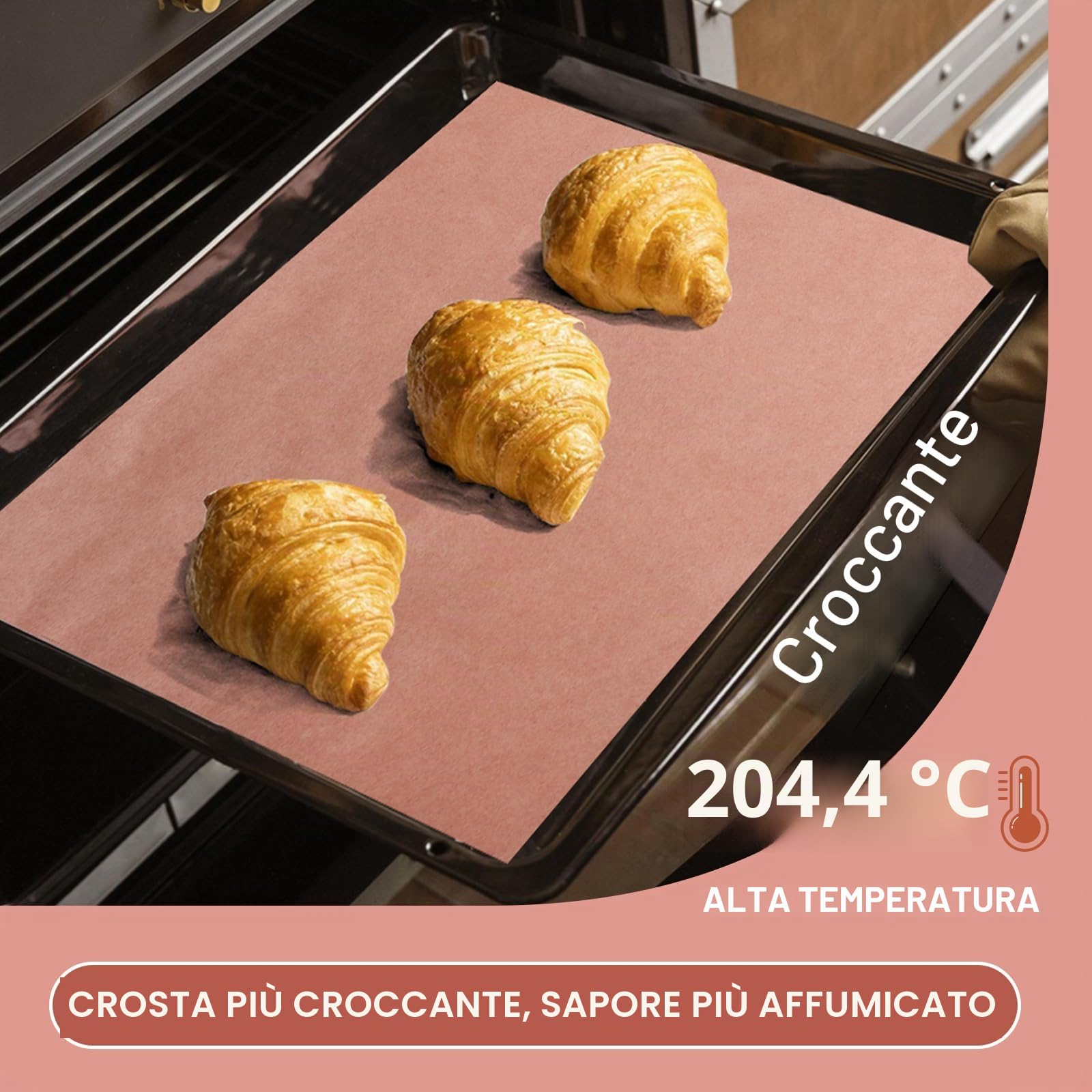 BigKing 1 Rotoli Carta da Macellaio, Colore Rosa, 45 cm x 30 m, Carta Kraft per Barbecue, Affumicatore, Carne di Pesce, Perfetta per Cucinare Succoso