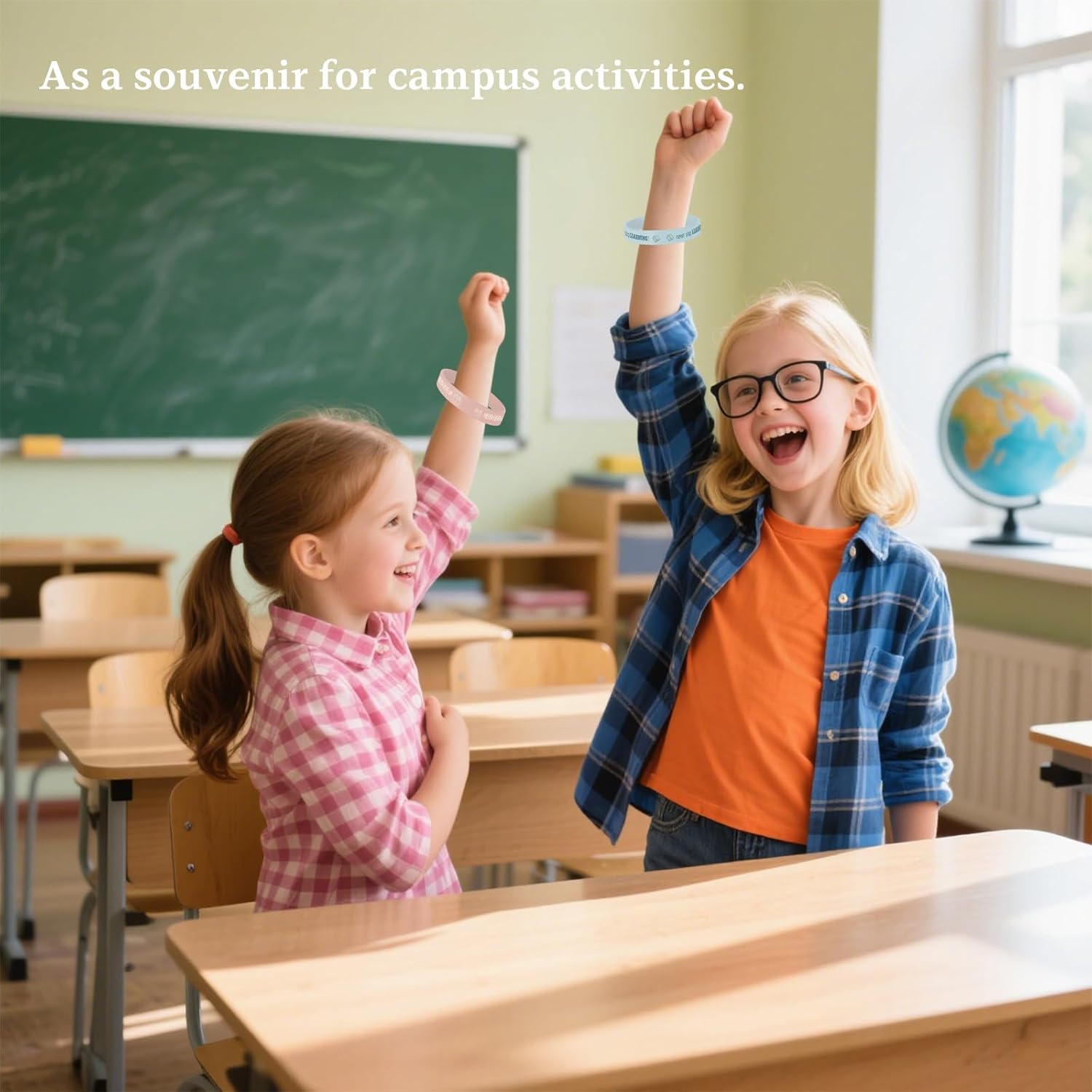 20/40/60/100 Inspirational Rubber Bracelets, Motivational Wristbands, Stretch Affirmation Bands for School, Christmas Gifts -20 Styles - Image 5