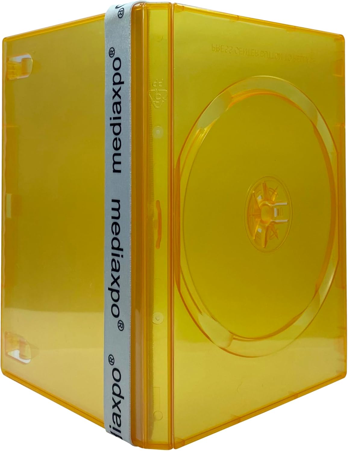 mediaxpo 100 STANDARD Clear Orange Color Single DVD Cases