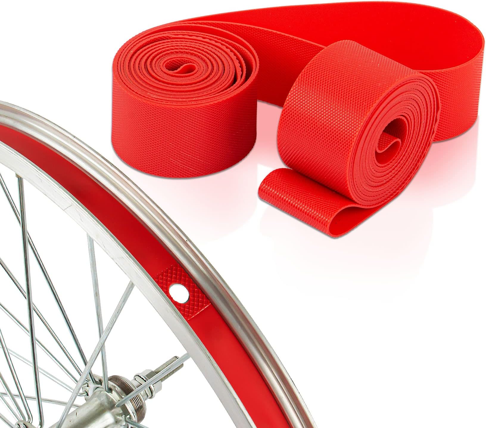 PSLER Bicycle Rim Liner, Bicycle Tire Liner Rim Tape Bicycle Rim Strip 2 Bicycle Tire Liners Bicycle Accessories