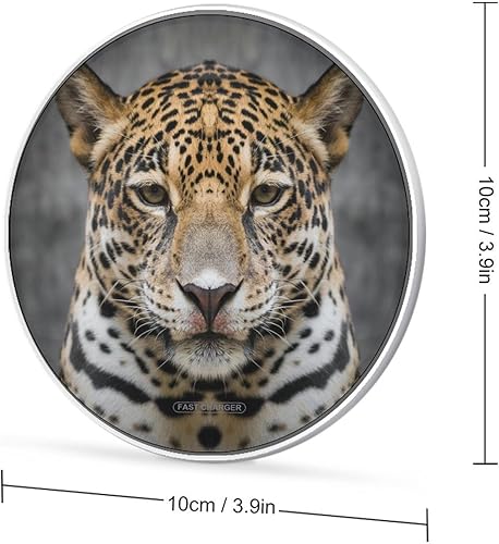 Miniatura 2 de Jaguar Face Wireless Charger Pad 10W Fast Charging Pad Compatible with iPhone 15 14 13 12 Series Samsung Galaxy Series