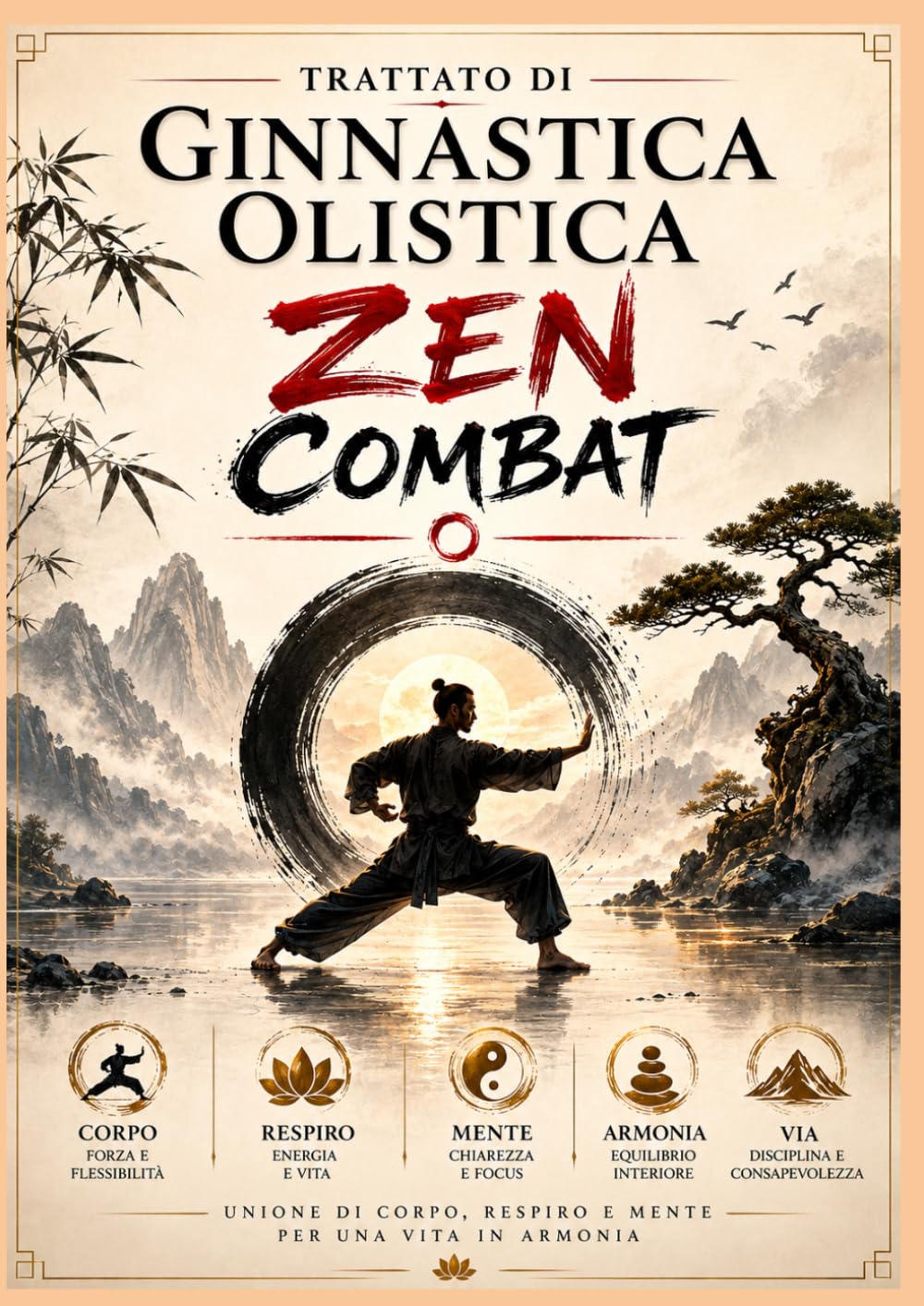 Trattato di Ginnastica Olistica Zen Combat: Unione di: Corpo, Respiro e Mente per una vita in armonia (Manuale di studio ufficiale del Corso di Ginnastica Olistica)