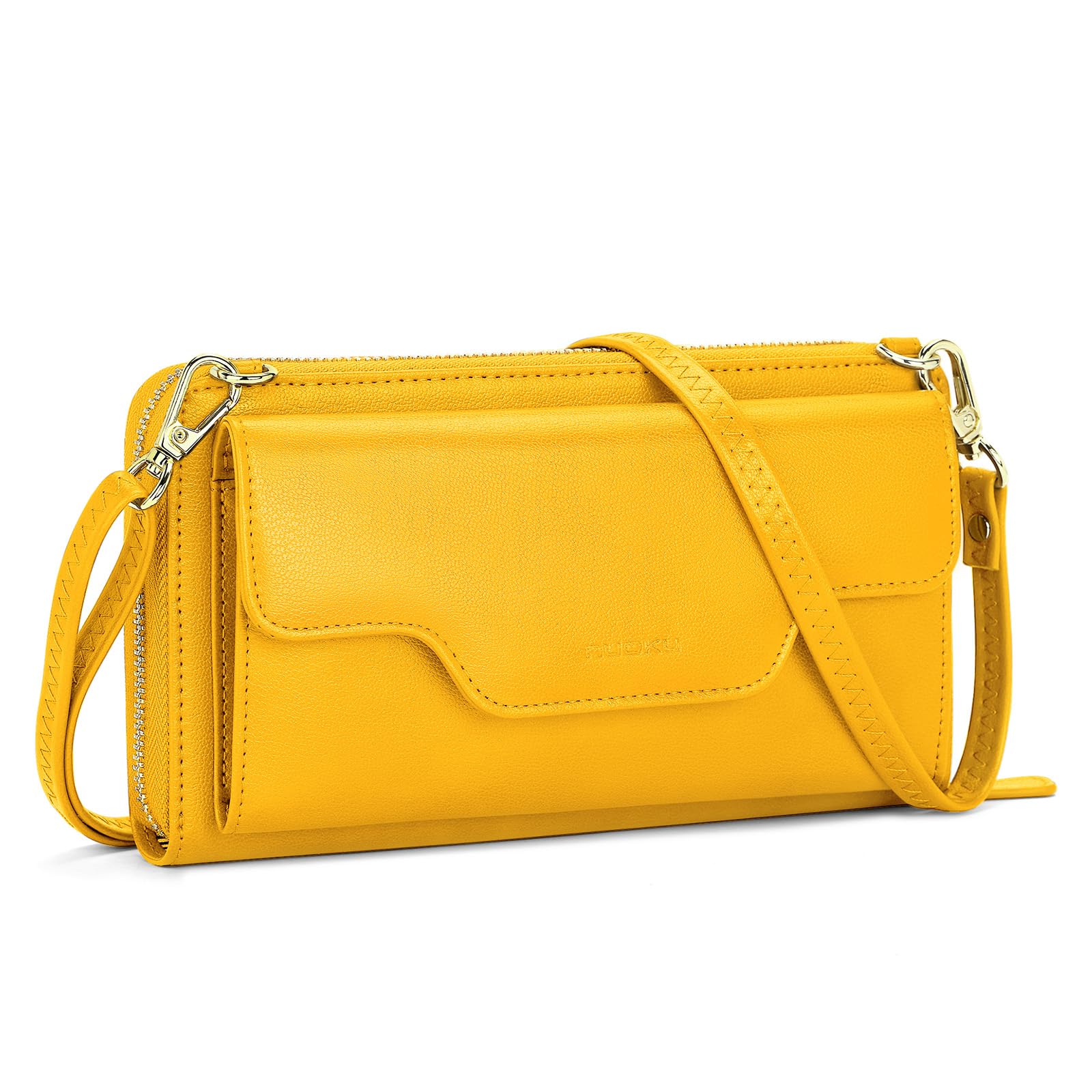 nuoku Women's Small Crossbody Shoulder Bags, Clutch Purses Wristlet Phone Wallet for Women with Credit Card Holder