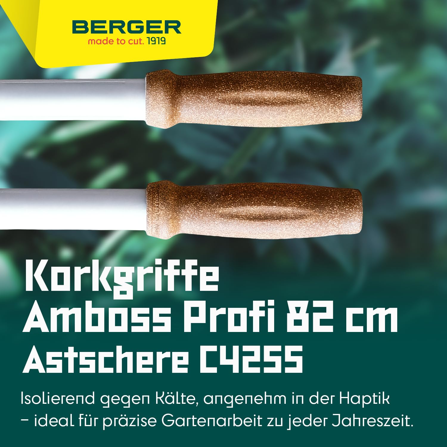 BERGER Amboss Astschere C4255 | Profi-Astschere