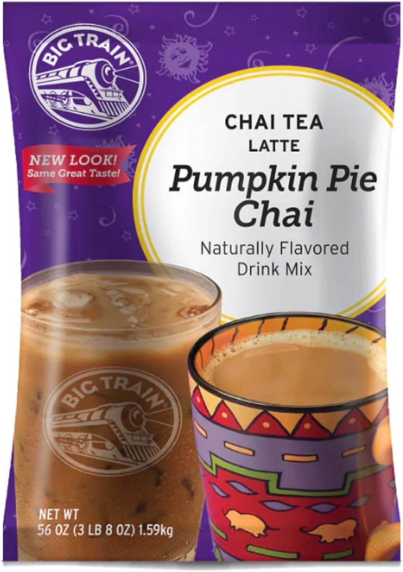 Tazo Latte Chai Pumpkin Spice, 32 oz box, pack of 2 Tazo