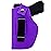Gun Holster for Men&Women, IWB/OWB 9mm Holsters, 380 Pistol Holster fits Glock 19/17/23/26/27/42/43x, S&W M&P Shield, Sig Sauer and Similar Handguns (Purple)