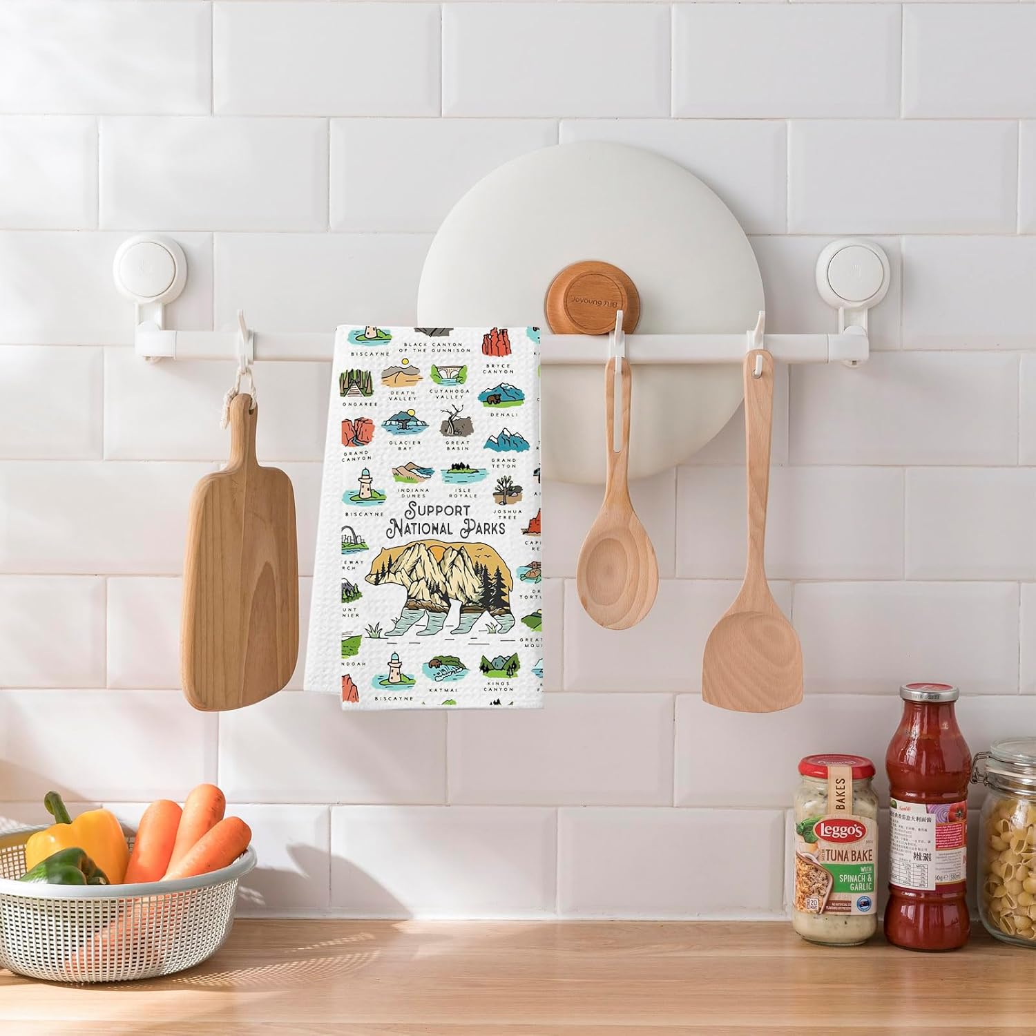 WCGXKO Support National Parks Kitchen Towel Outdoor Adventure Gift Environmental Activism Gift for Camper (Parks Towel) - Image 4