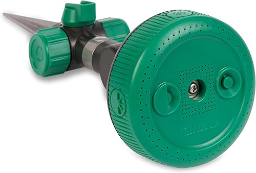 Miniatura 3 de Gilmour Rociador de puntos ajustable con base de pico, cabezal de aspersor giratorio de múltiples patrones para una cobertura específica en macizos