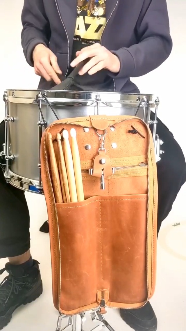 Amazon.com: MG Leather Work Handmade drumstick bag with a drum key