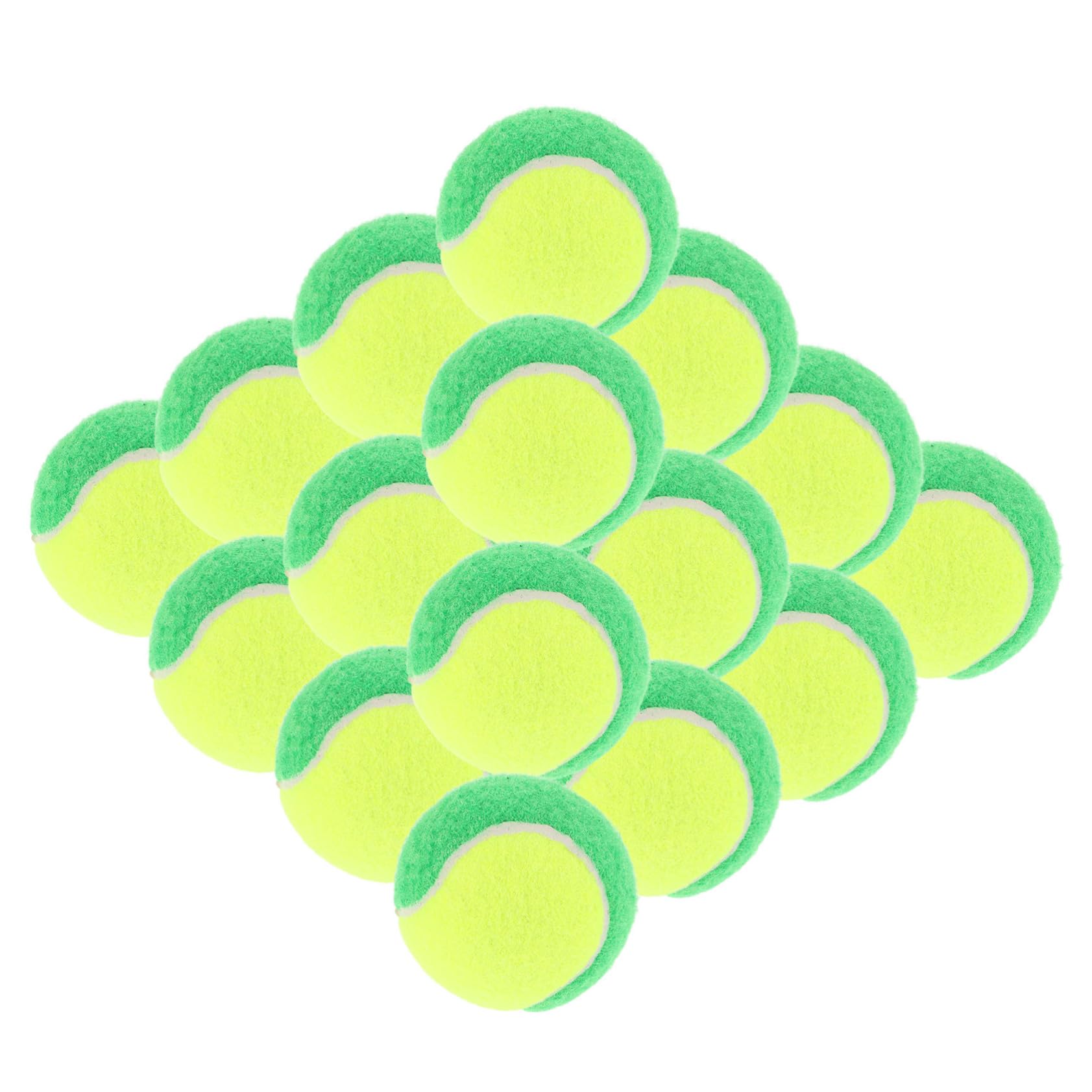 BESPORTBLE 20 Pièces Lot de Balles de Tennis pour Chiens Jouets Entraînement Interactifs pour Chiens Balles à Mâcher