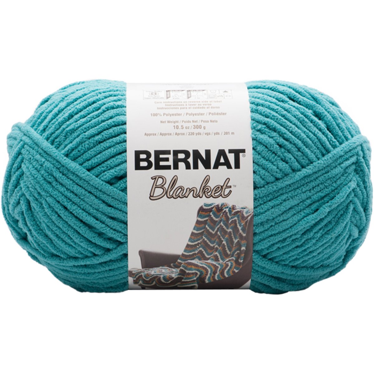Spinrite Bernat Blanket Big Ball Yarn- Aquatic- Coastal Collection (Pack Of 2)