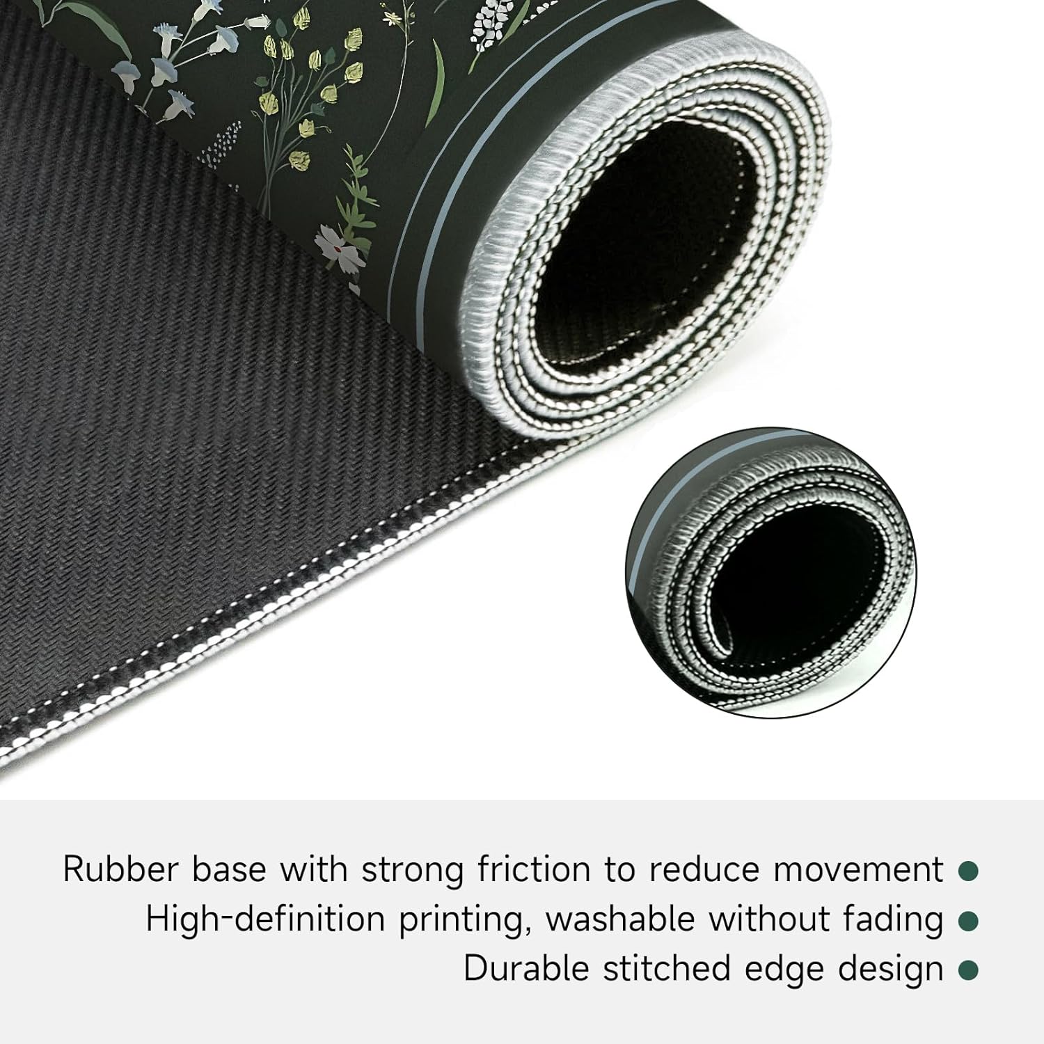 Mahjong Mat for Table - Durable Mahjong Table Cover with Unique Design, Premium Mahjong Accessories, Perfect Mahjong Gifts for Women, Game Mat for Mahjong and Board Game Enthusiasts (Forest Night)
