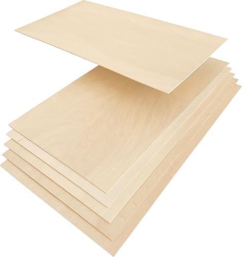 de abedul báltico, madera contrachapada de 0.118 in 18 pulgadas x 12 pulgadas x 22 pulgadas, chapa BBB de grado artesanal, caja de 6 hojas,