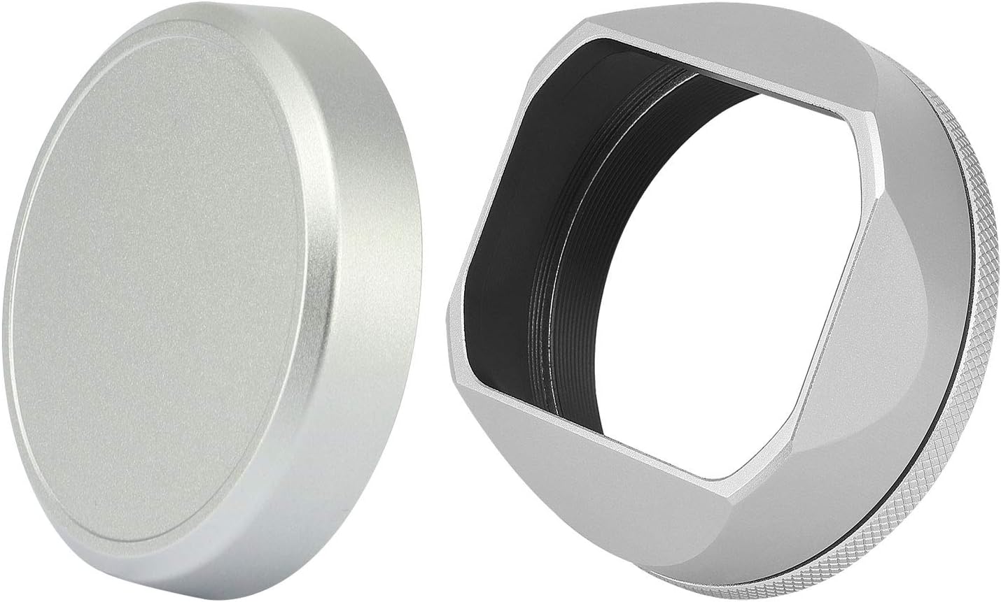 Haoge Metall-Gegenlichtblende Für Ricoh GR III - Quadratisch Aus Aluminium