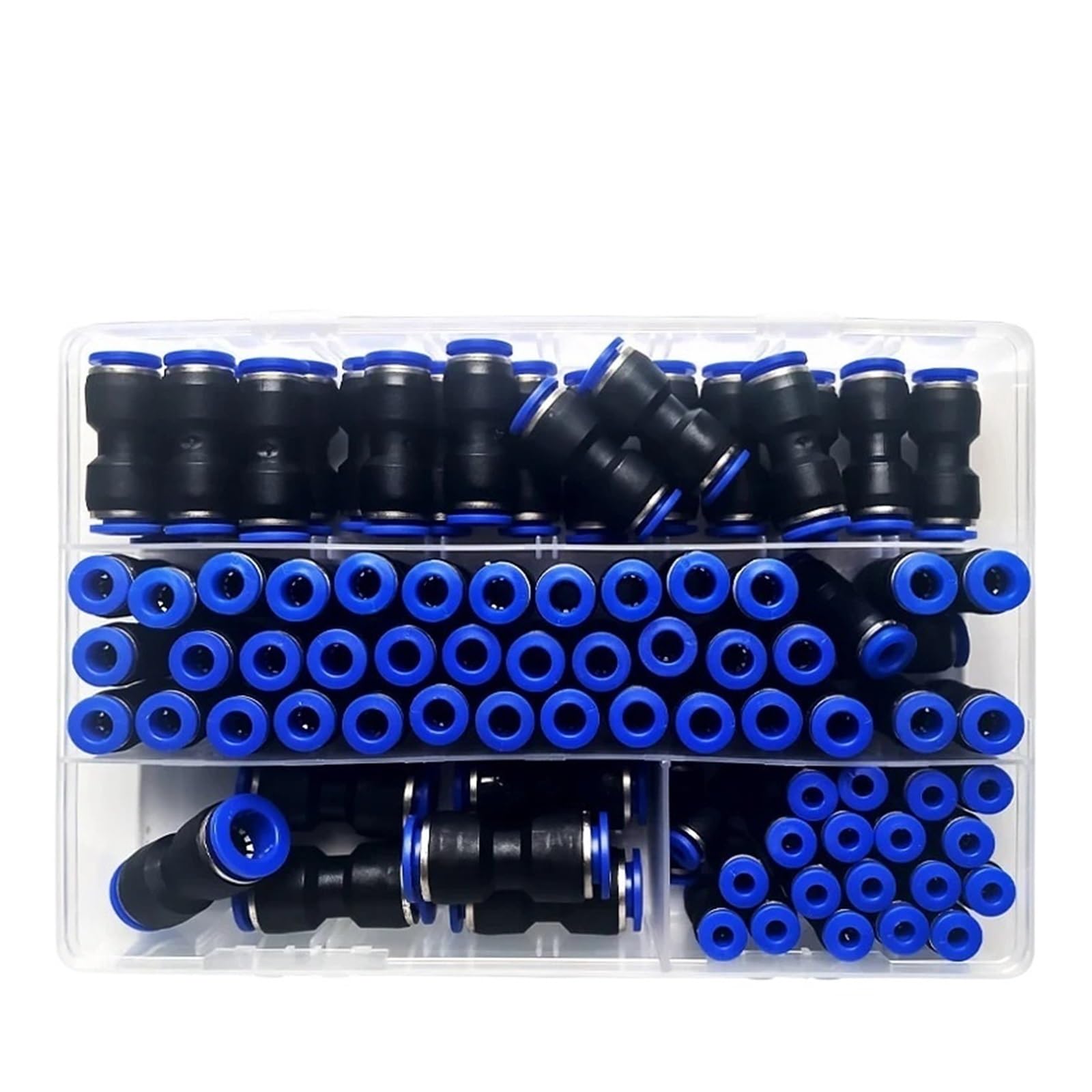 Kit de raccords pneumatiques en PU de 4, 6, 8, 10, 12 et 14 mm à déverrouillage facile par simple pression.(A kit (23pcs),5 BOXES)