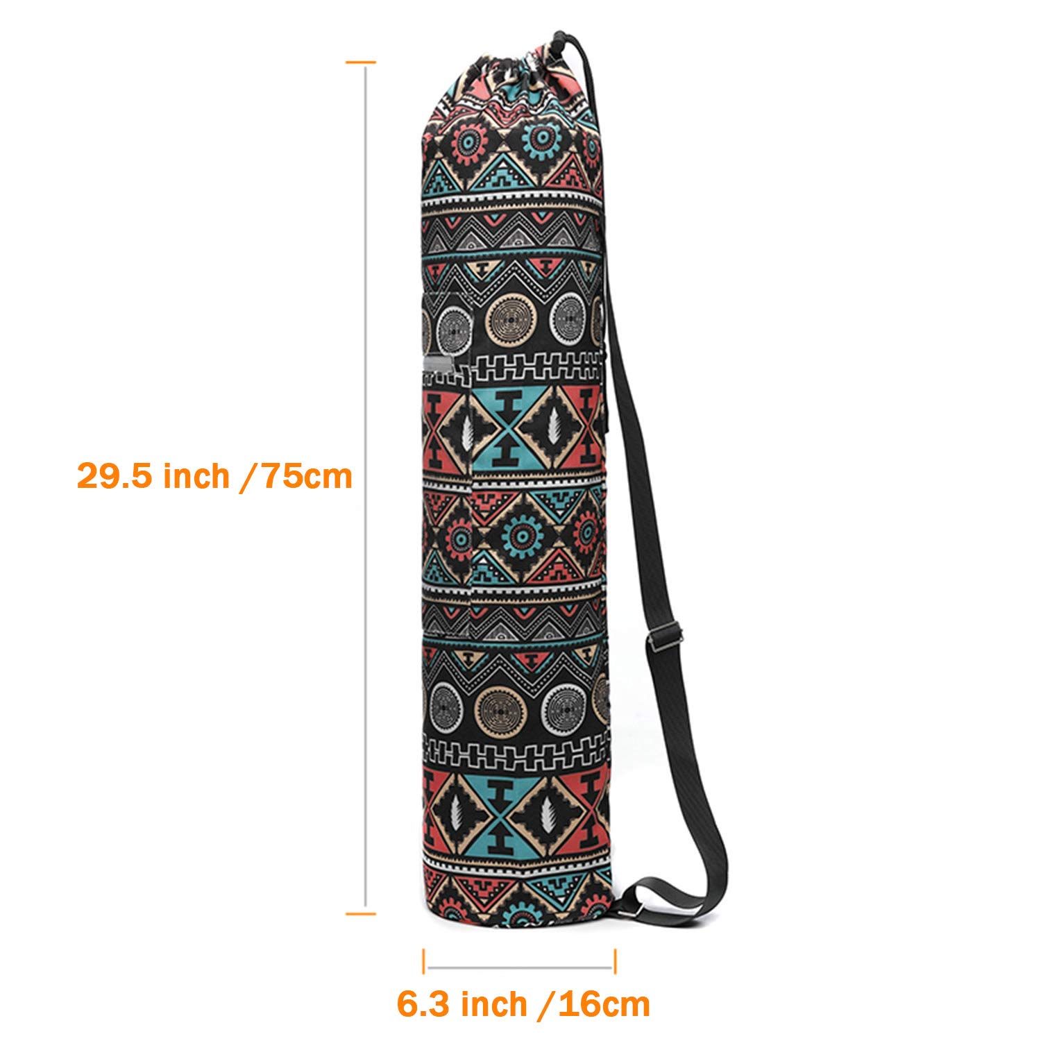 Sac De Transport Pour Tapis De Yoga – Bandoulière Réglable – Tissu Oxford Imperméable – Format Pliable – Pour Salle De Sport, Plage, Déplacements – Gris
